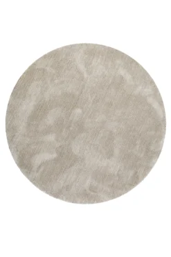 Esprit Teppich Rund Beige Sand meliert Hochflor "Relaxx"