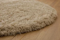 Esprit Teppich Rund Beige Sand weich soft & nachhaltig "Yogi"