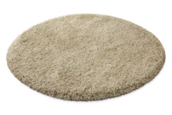 Esprit Teppich Rund Beige Sand weich soft & nachhaltig "Yogi"