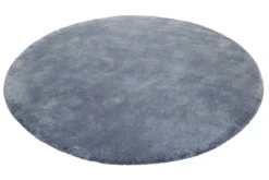 Esprit Teppich Rund Blau Grau Hochflor 