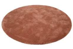 Esprit Teppich Rund Cognac Hochflor "Relaxx"