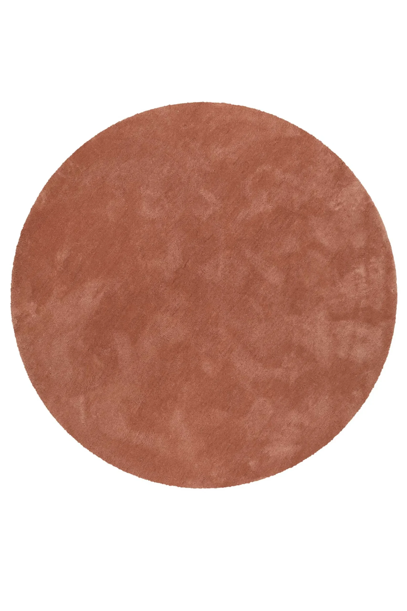 Esprit Teppich Rund Cognac Hochflor "Relaxx"