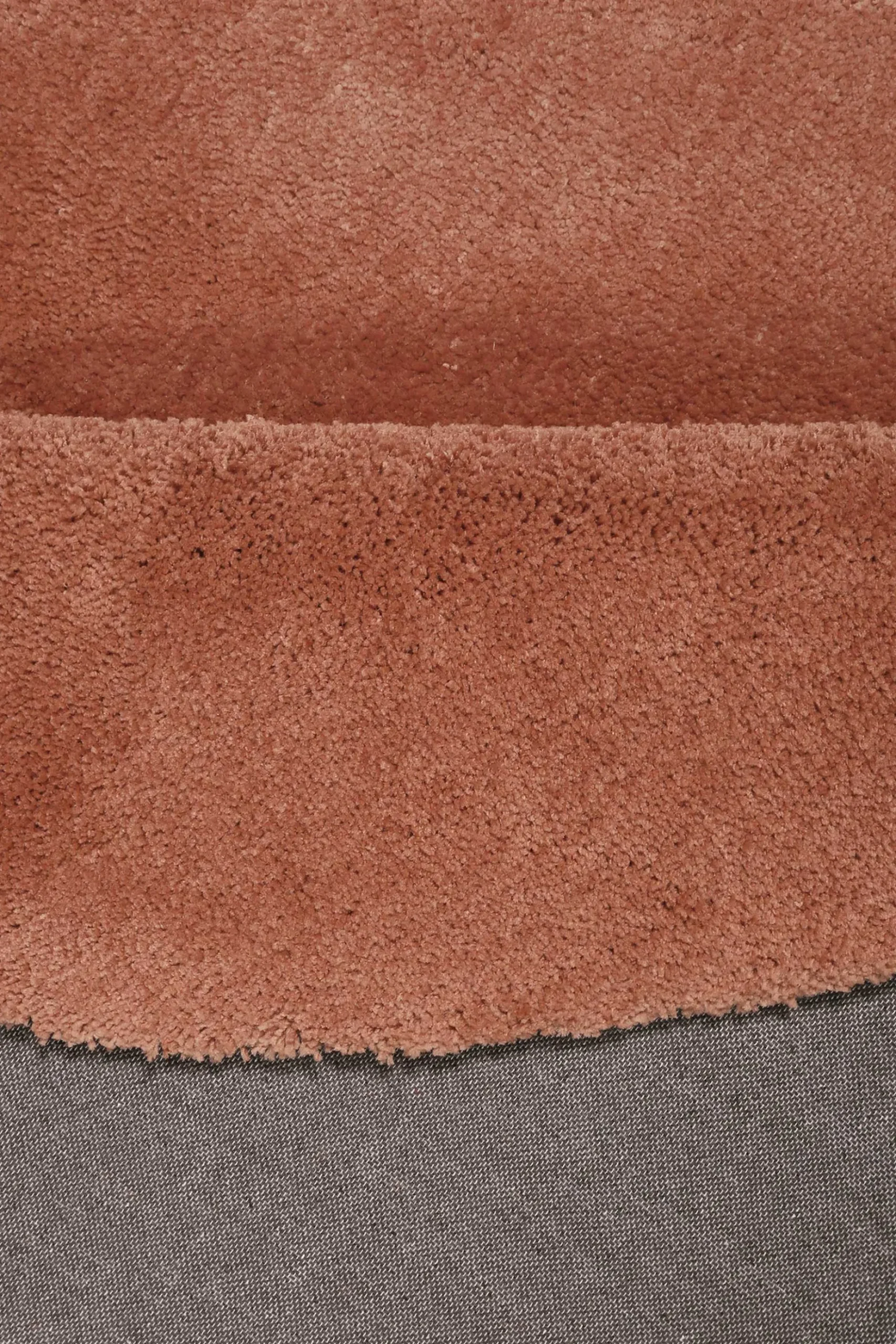 Esprit Teppich Rund Cognac Hochflor "Relaxx"