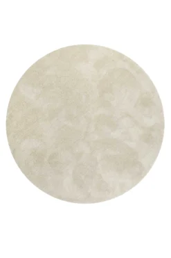 Esprit Teppich Rund Creme Beige meliert Hochflor "Relaxx"