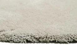 Esprit Teppich Rund Creme Beige Hochflor 