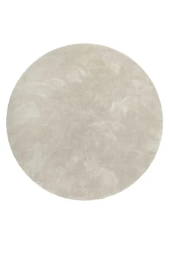 Esprit Teppich Rund Creme Beige Hochflor 