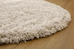 Esprit Teppich Rund Creme Beige weich soft & nachhaltig "Yogi"