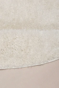 Esprit Teppich Rund Creme Weiß Hochflor 