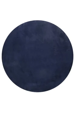 Esprit Teppich Rund Dunkelblau und sehr flauschig Hochflor "Alice"