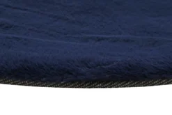 Esprit Teppich Rund Dunkelblau und sehr flauschig Hochflor