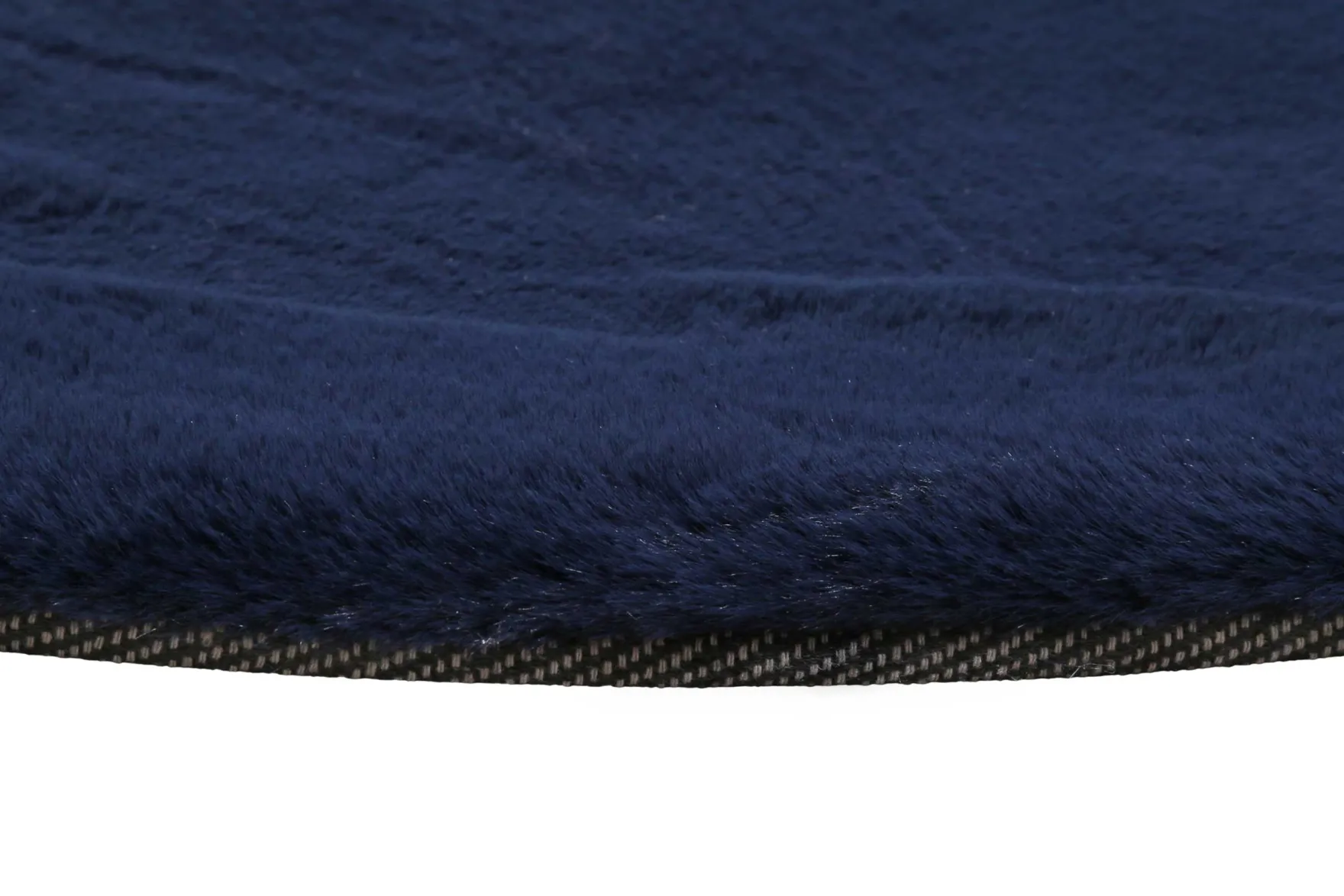 Esprit Teppich Rund Dunkelblau und sehr flauschig Hochflor "Alice"