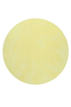 Esprit Teppich Rund Gelb Hochflor "Relaxx"