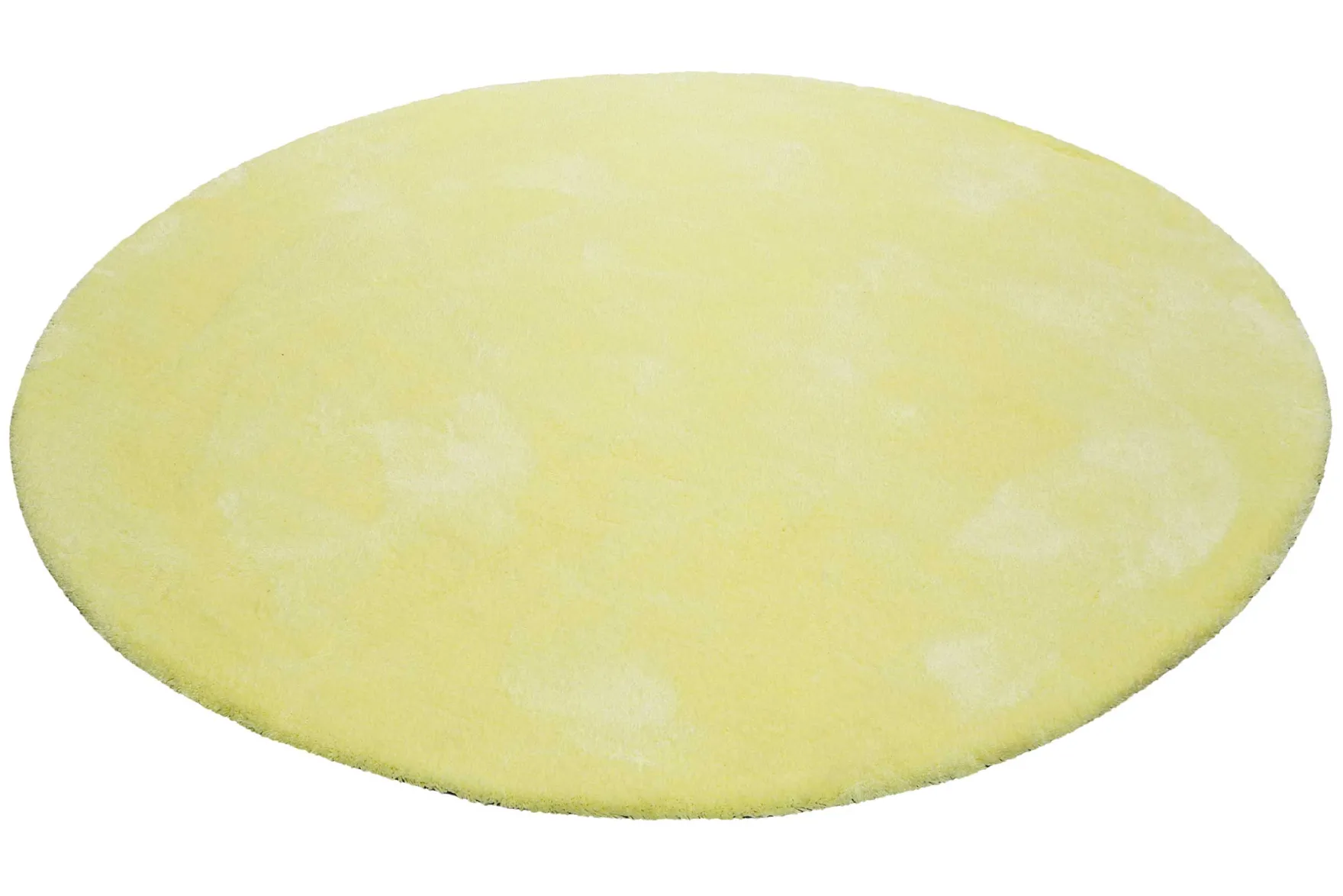 Esprit Teppich Rund Gelb Hochflor "Relaxx"