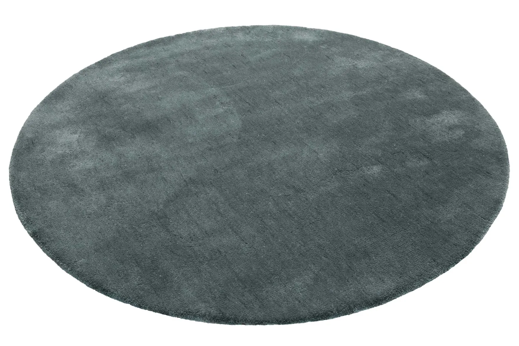 Esprit Teppich Rund Grau Grün Hochflor "Relaxx"