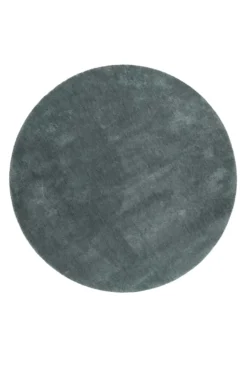 Esprit Teppich Rund Grau Grün Hochflor "Relaxx"