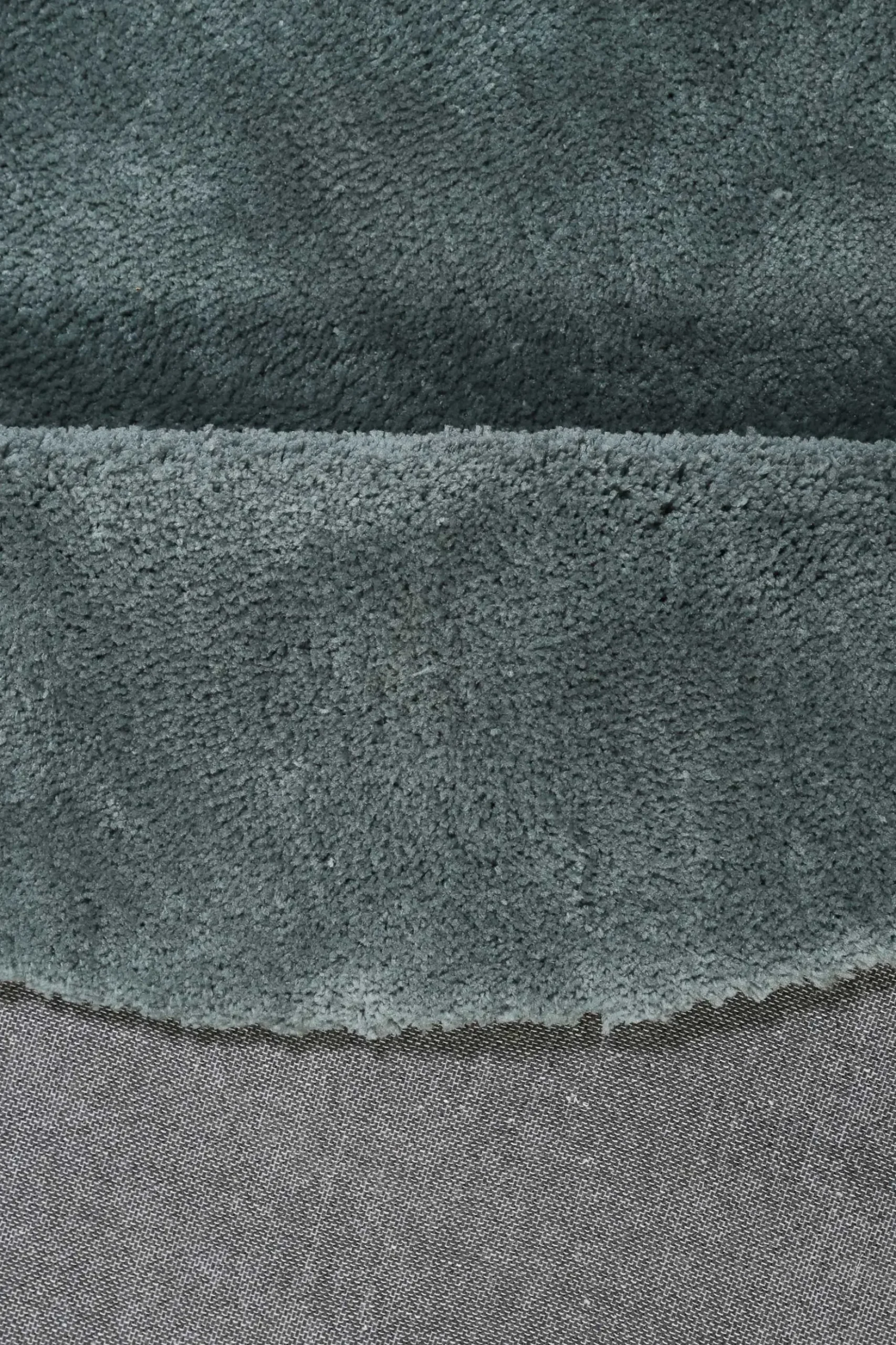 Esprit Teppich Rund Grau Grün Hochflor "Relaxx"
