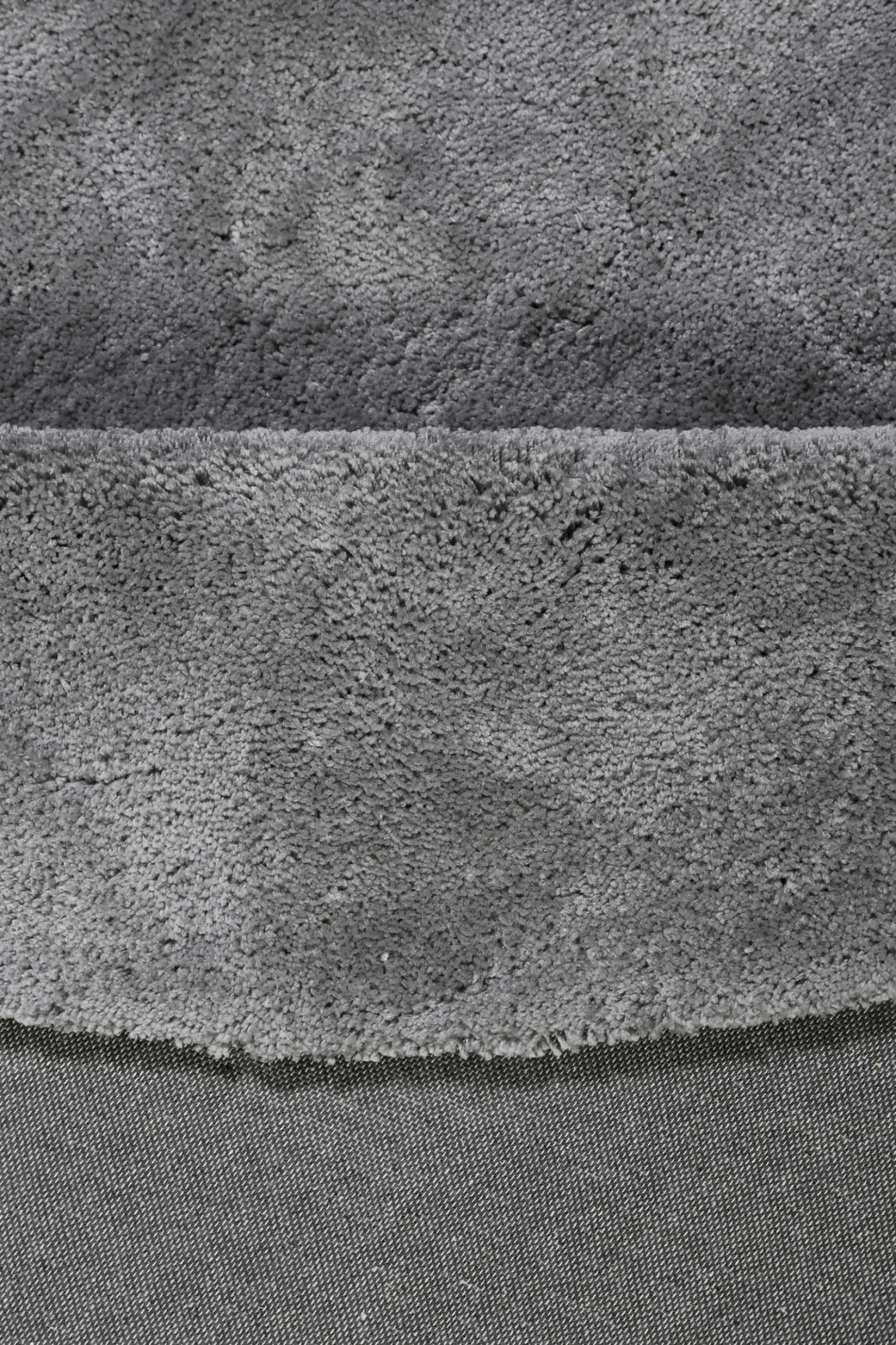 Esprit Teppich Rund Grau Taupe Hochflor "Relaxx"