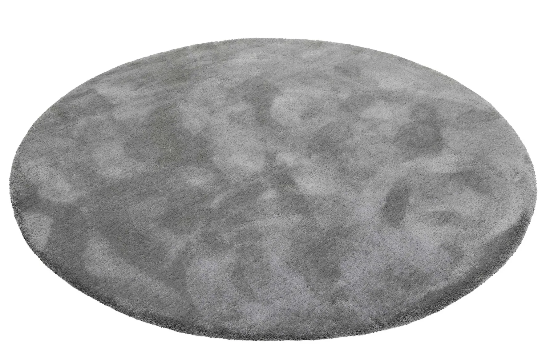 Esprit Teppich Rund Grau Taupe Hochflor "Relaxx"
