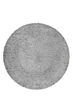 Esprit Teppich Rund grau weich soft & nachhaltig 