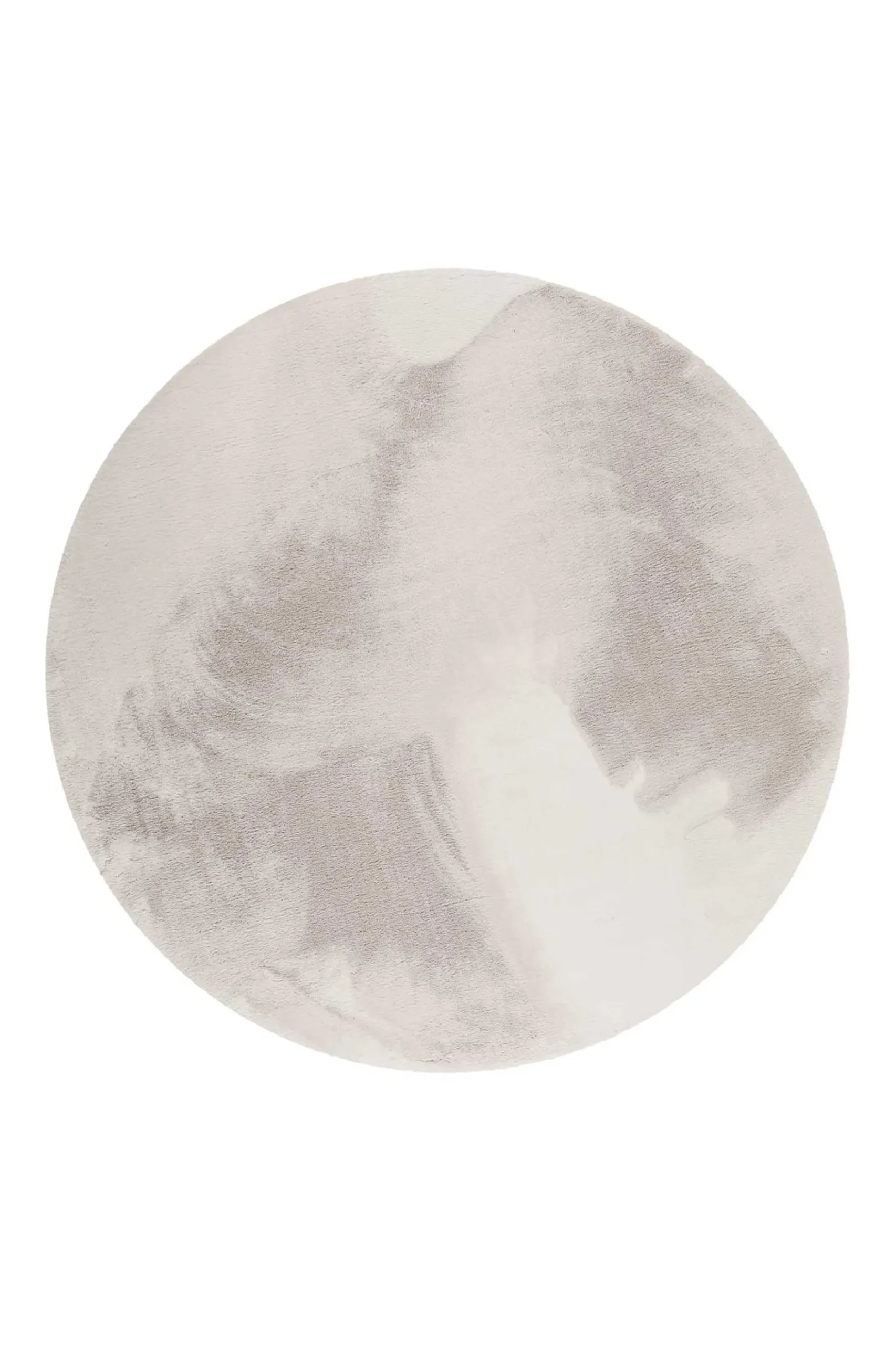Esprit Teppich Rund Greige und sehr flauschig Hochflor "Alice"
