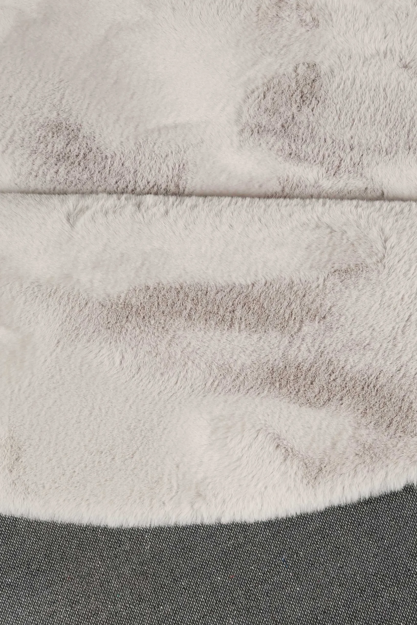 Esprit Teppich Rund Greige und sehr flauschig Hochflor "Alice"