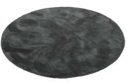 Esprit Teppich Rund Grün Anthrazit Hochflor 
