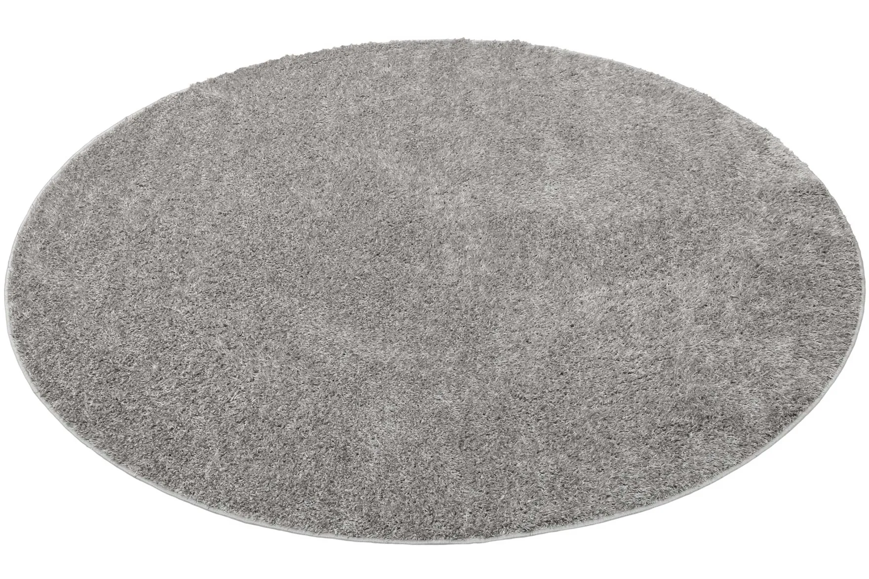 Esprit Teppich Rund Hellgrau Hochflor "#Swagger Shag"