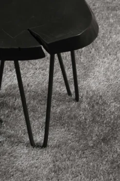 Esprit Teppich Rund Hellgrau Hochflor "#Swagger Shag"