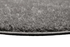 Esprit Teppich Rund Hellgrau Hochflor