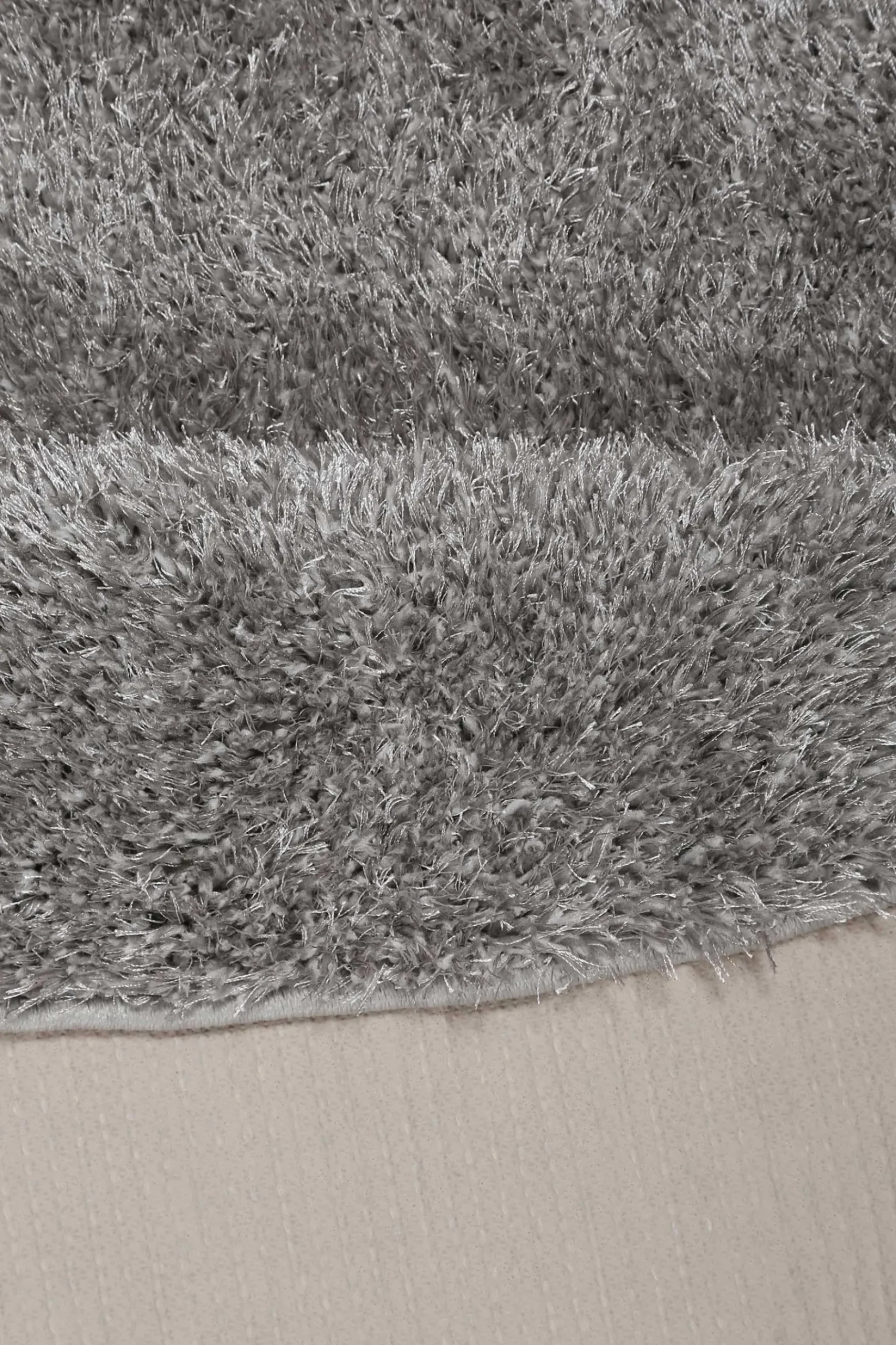 Esprit Teppich Rund Hellgrau Hochflor "#Swagger Shag"