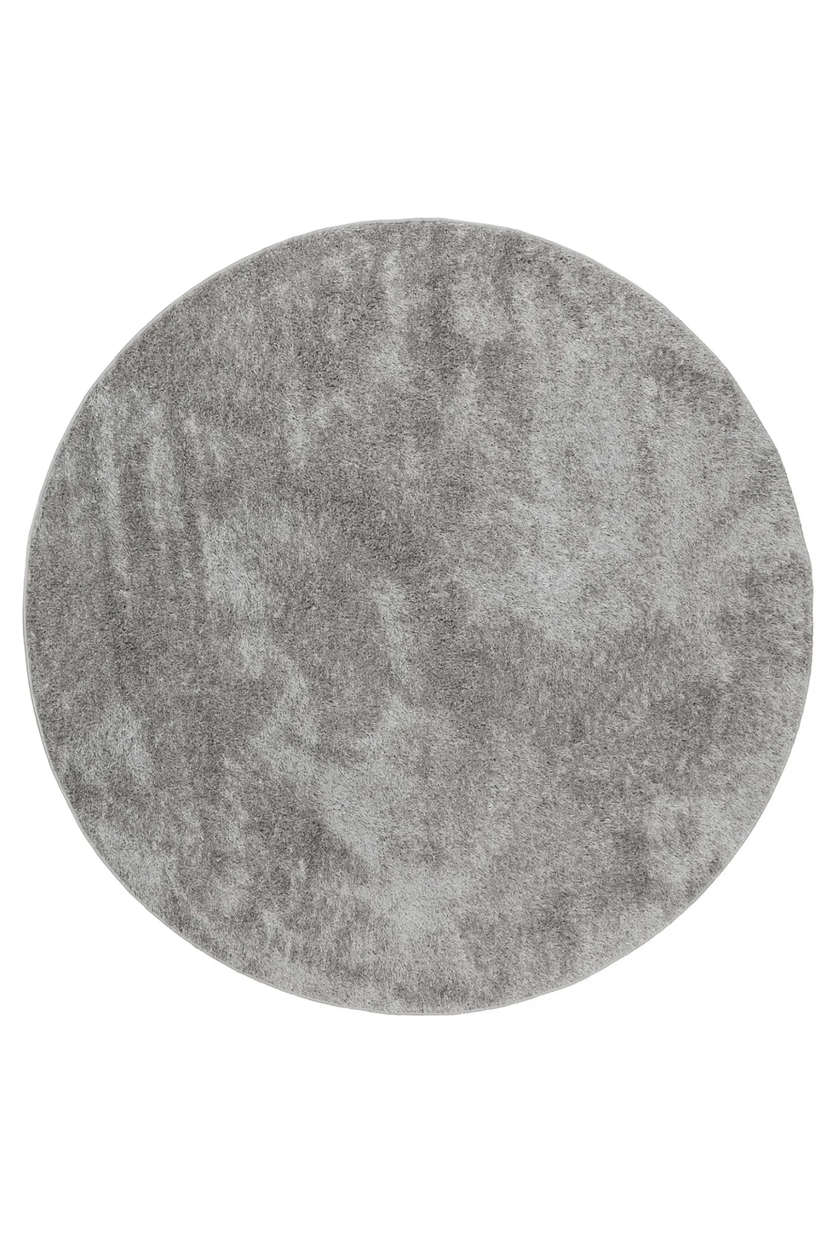 Esprit Teppich Rund Hellgrau Hochflor "#Swagger Shag"
