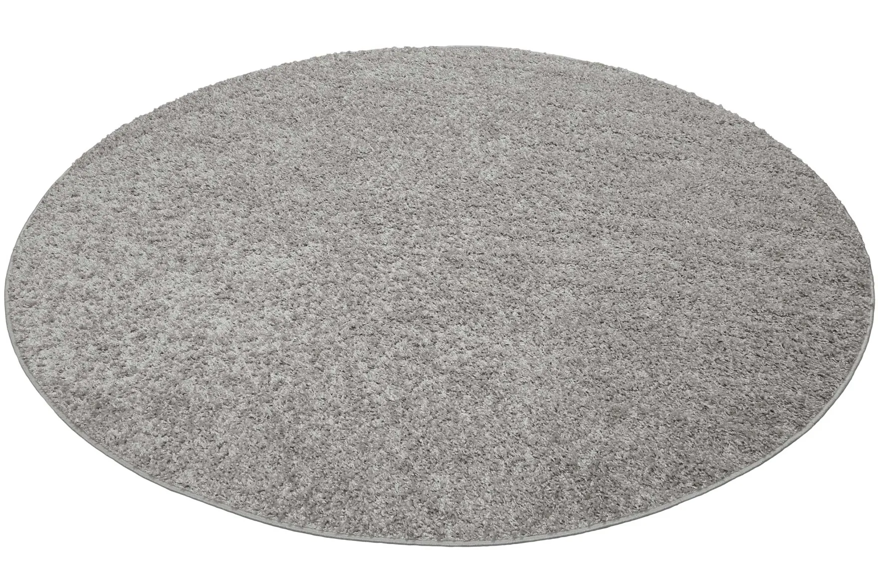 Esprit Teppich Rund Hellgrau Hochflor "#Whisper Shag"