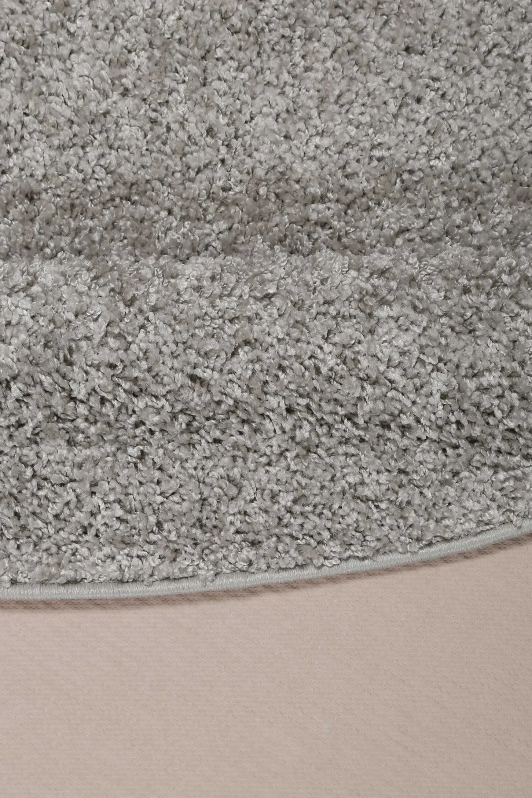Esprit Teppich Rund Hellgrau Hochflor "#Whisper Shag"