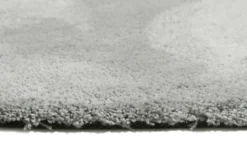 Esprit Teppich Rund Hellgrau Hochflor 