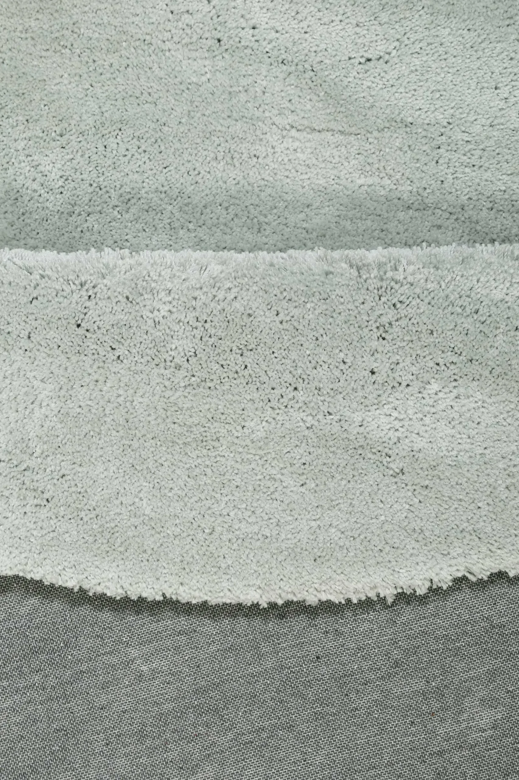 Esprit Teppich Rund Hellgrau Grün Hochflor "Relaxx"