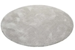Esprit Teppich Rund Hellgrau Creme meliert Hochflor "Relaxx"