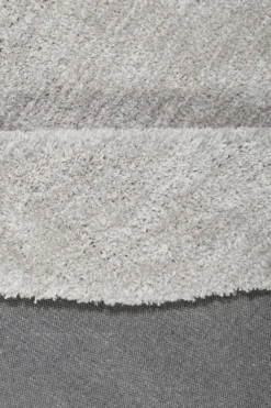 Esprit Teppich Rund Hellgrau Creme meliert Hochflor