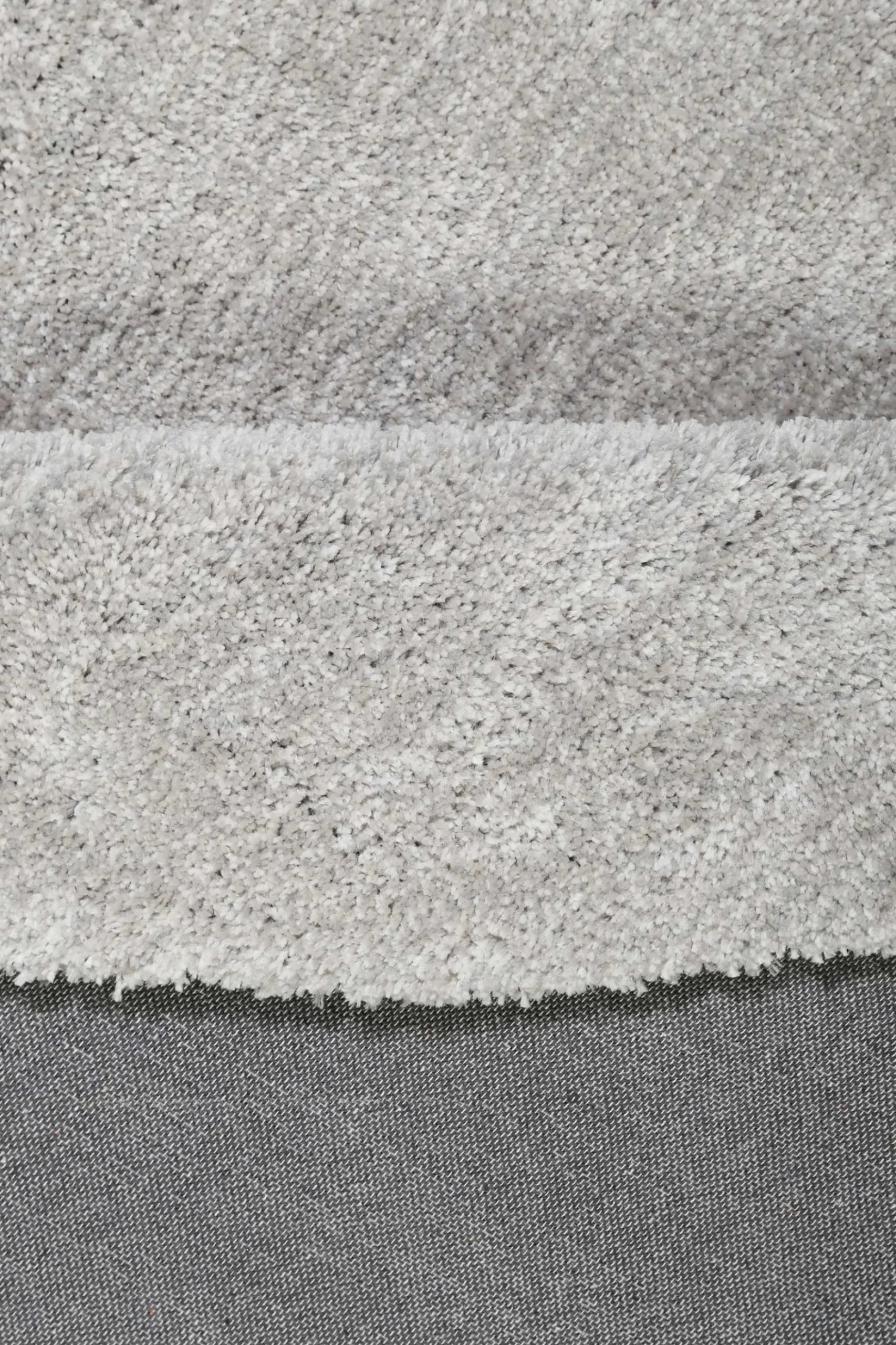 Esprit Teppich Rund Hellgrau Creme meliert Hochflor "Relaxx"
