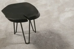 Esprit Teppich Rund Hellgrau Creme Hochflor