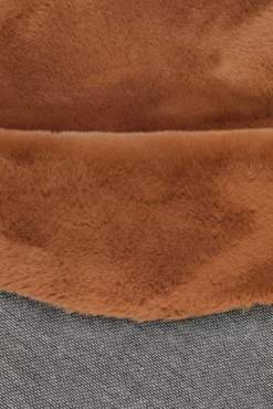 Esprit Teppich Rund Kupfer Rot und sehr flauschig Hochflor 