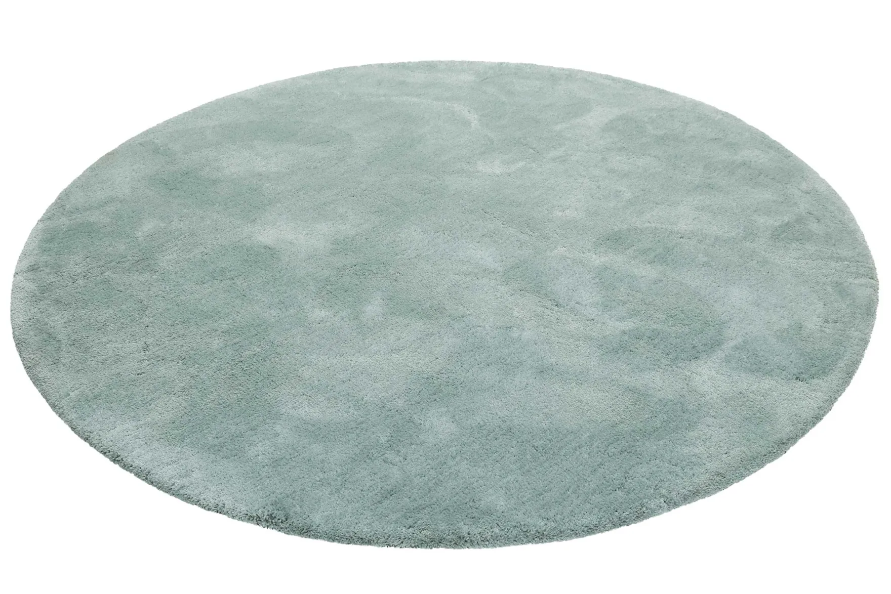 Esprit Teppich Rund Mintgrün Hochflor "Relaxx"