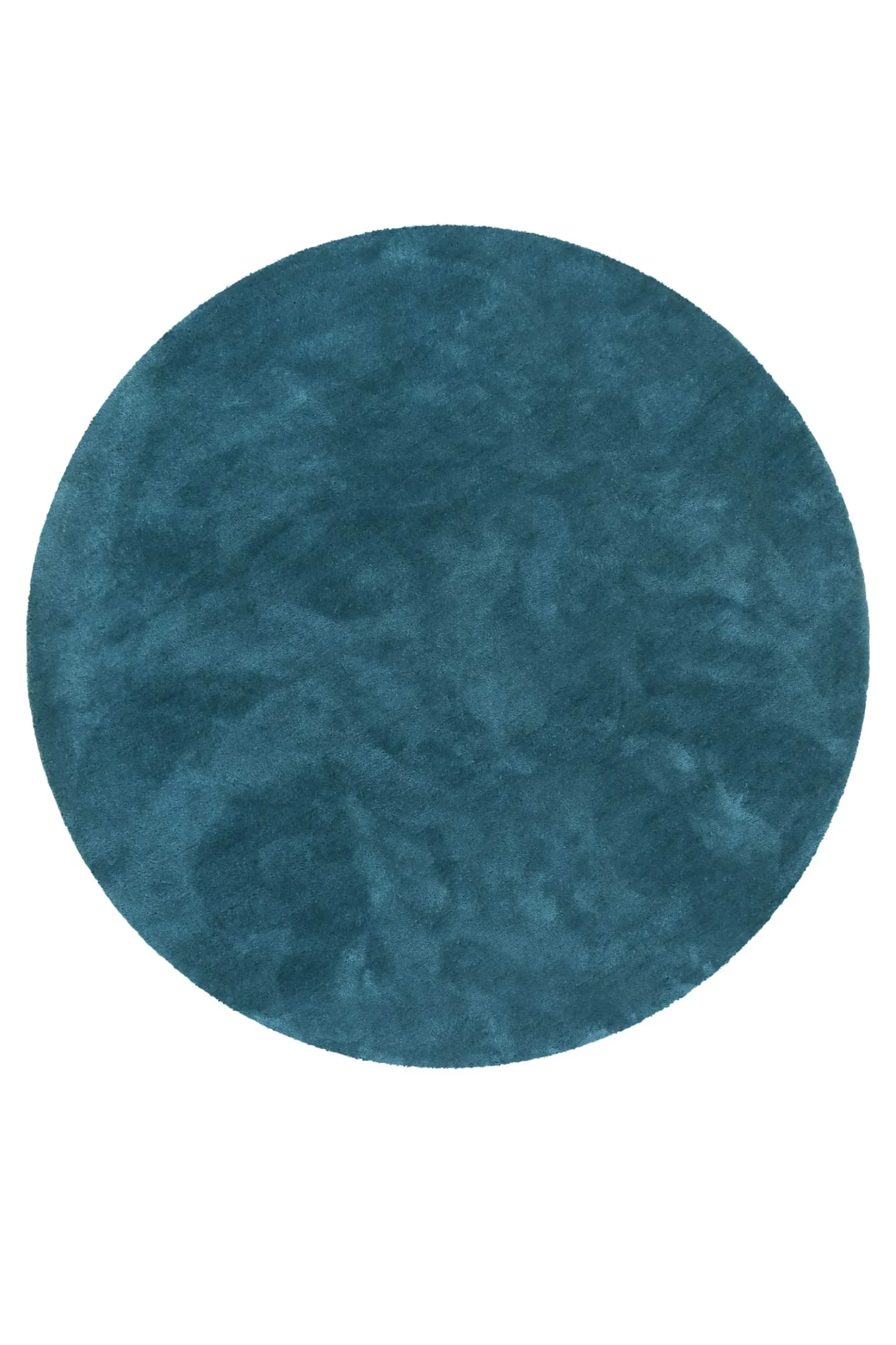 Esprit Teppich Rund Petrol Hochflor "Relaxx"