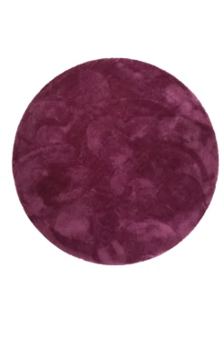 Esprit Teppich Rund Pink Violett Hochflor 