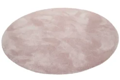 Esprit Teppich Rund Rosa Creme Hochflor 