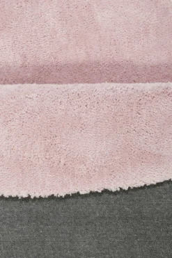 Esprit Teppich Rund Rosa Hochflor "Relaxx"