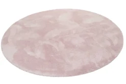 Esprit Teppich Rund Rosa Hochflor