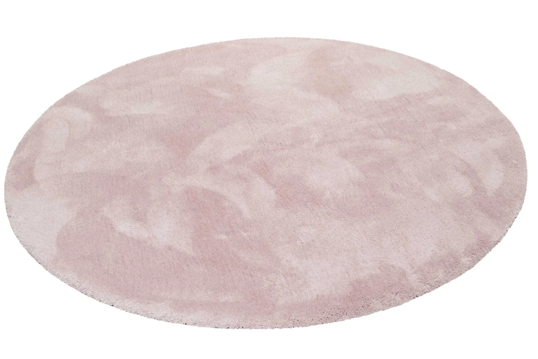 Esprit Teppich Rund Rosa Hochflor "Relaxx"