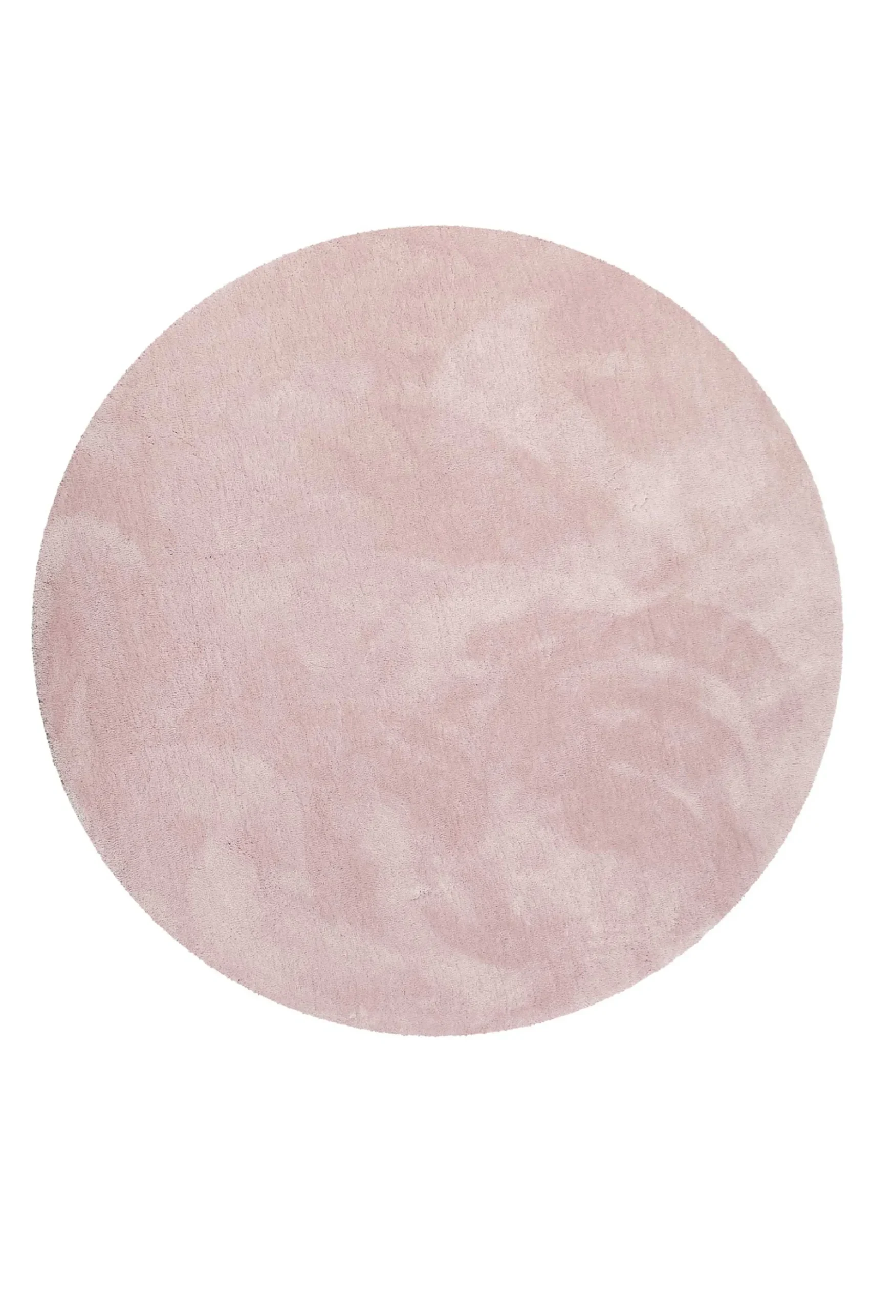 Esprit Teppich Rund Rosa Hochflor "Relaxx"