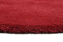 Esprit Teppich Rund Rot Hochflor