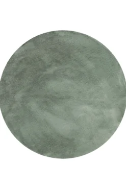 Esprit Teppich Rund Salbei Grün und sehr flauschig Hochflor